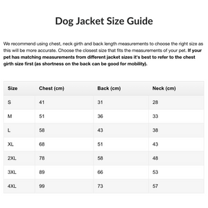 Cosy Waterproof Dog Jacket